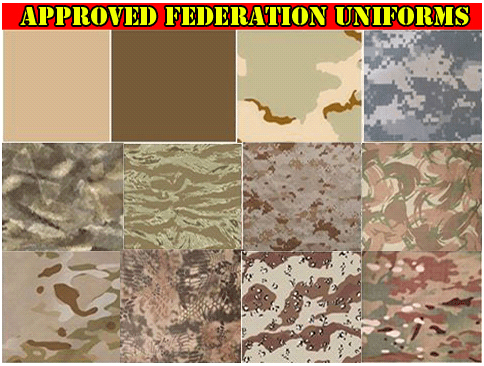 federation uniforms