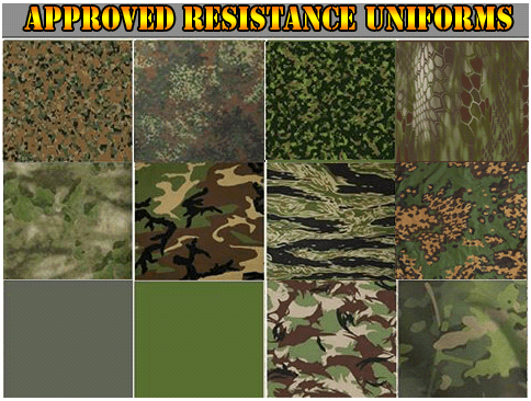resistance uniforms