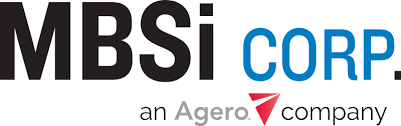 The logo for mbsi corp. an agero company