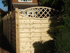 white wood fencing