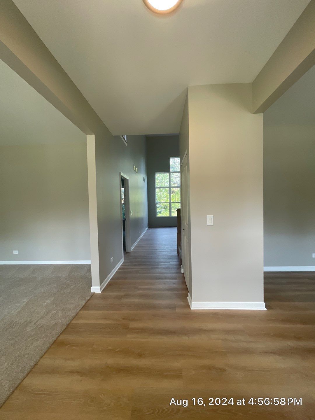 A picture of an empty house taken on august 16 , 2021