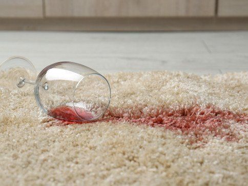 Wine Spill on Carpet