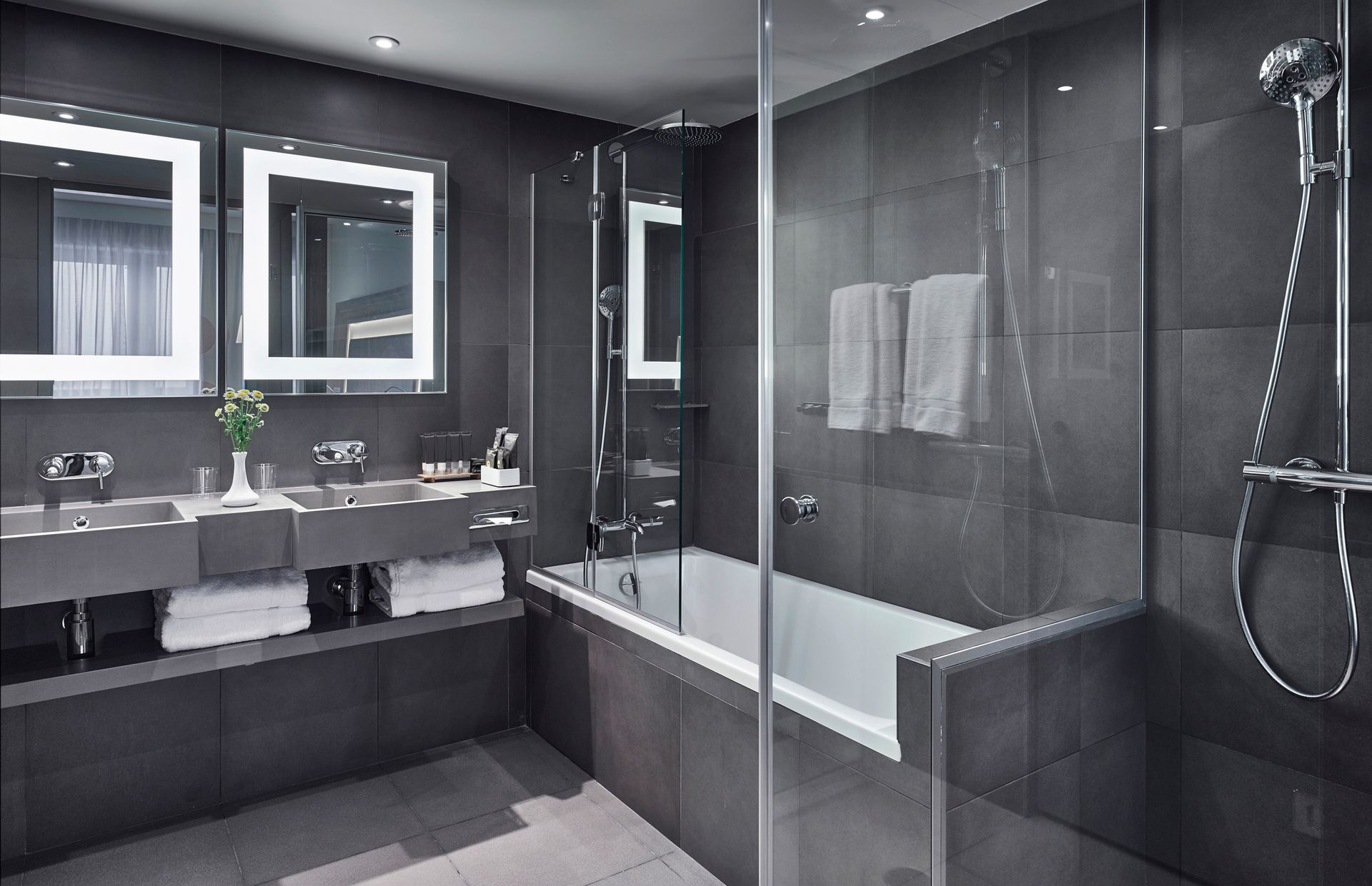 Bathroom In The Hotel Room — Omaha, NE — Elite 1NE Home Improvement Experts
