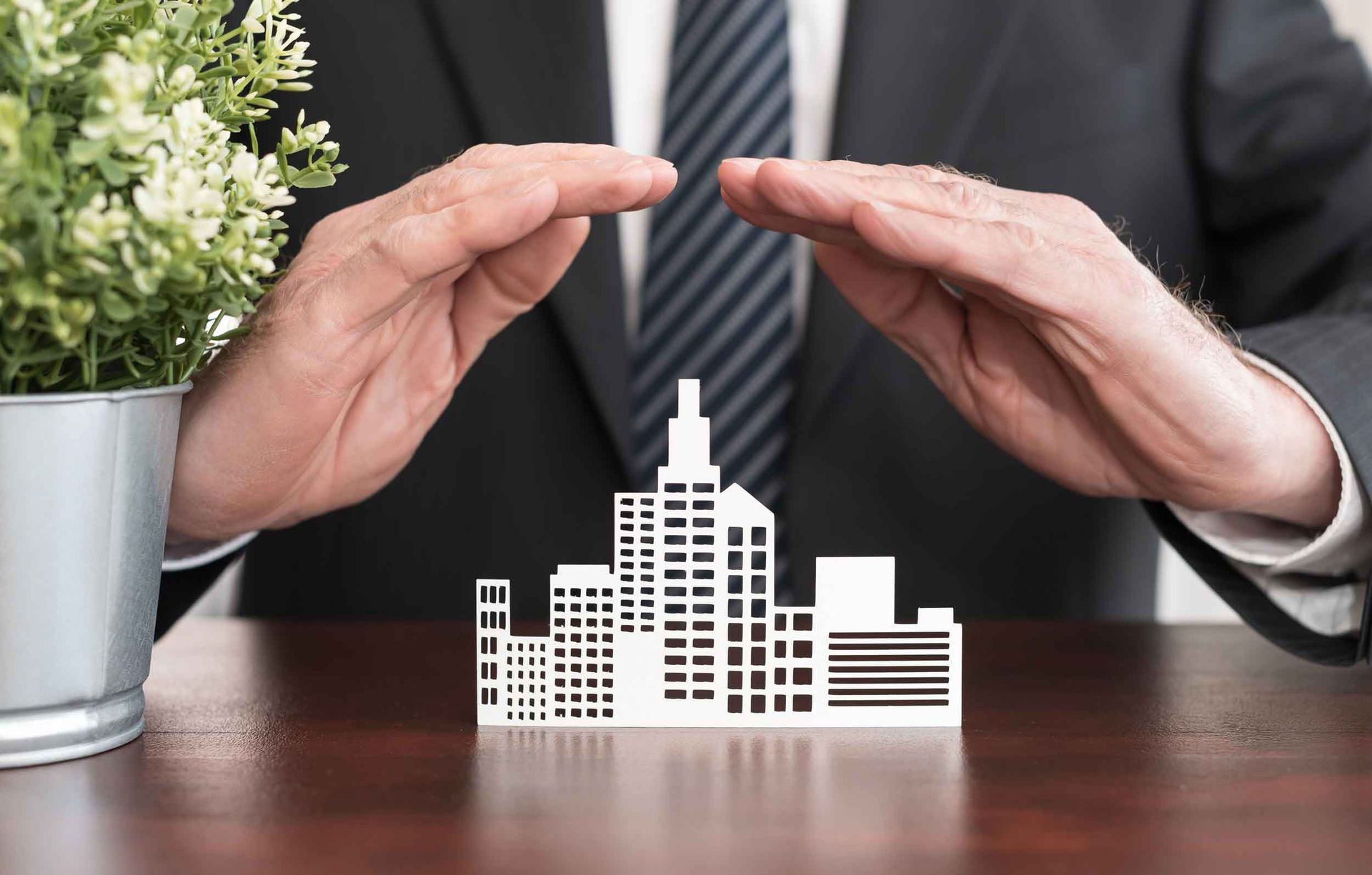 Concept of business insurance.