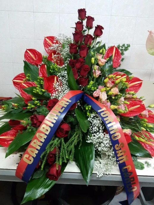 fiori corona funerali