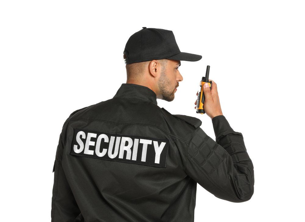 Male Security Guard in Uniform