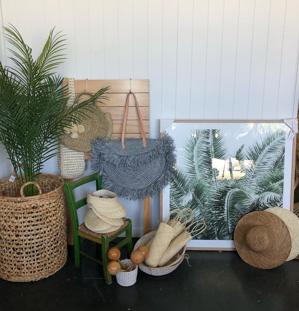A Room With a Picture of Palm Trees on the Wall — Suncoast Flowers in Buderim, QLD