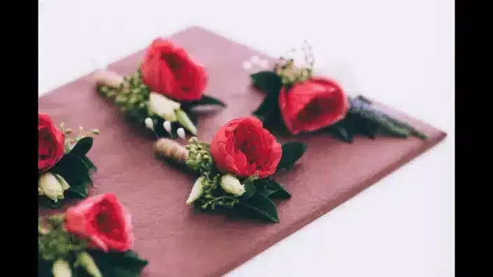 A Close Up of a Tray of Red Flowers on a Table — Suncoast Flowers in Birtinya, QLD