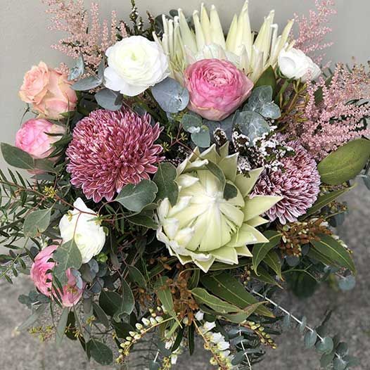 A Close Up of a Bouquet of Flowers on a Table — Suncoast Flowers in Birtinya, QLD