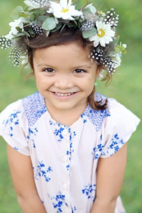 A Kid is Smiling in Front of the Camera — Suncoast Flowers in Birtinya, QLD