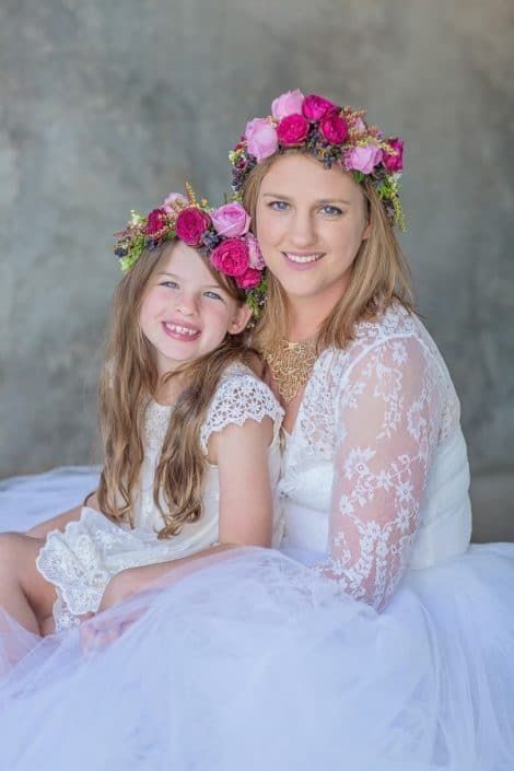 A Mother and Child Posing for a Picture — Suncoast Flowers in Birtinya, QLD