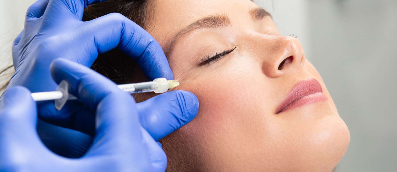 Patient receiving injection