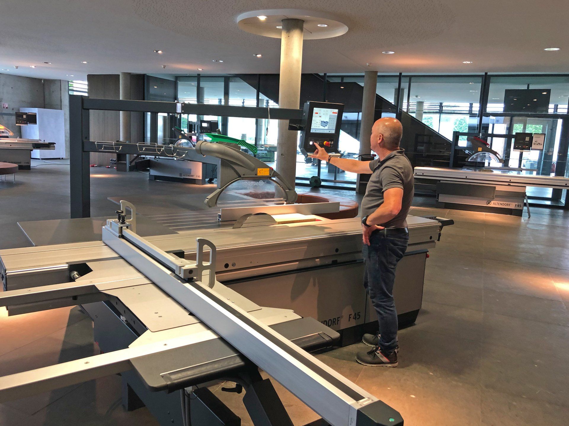 Michael Gründel bei der Arbeit