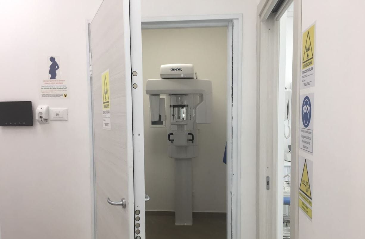 Saletta per radiografie dentali