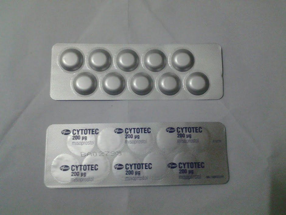 Cytotec 200mcg facing the floor