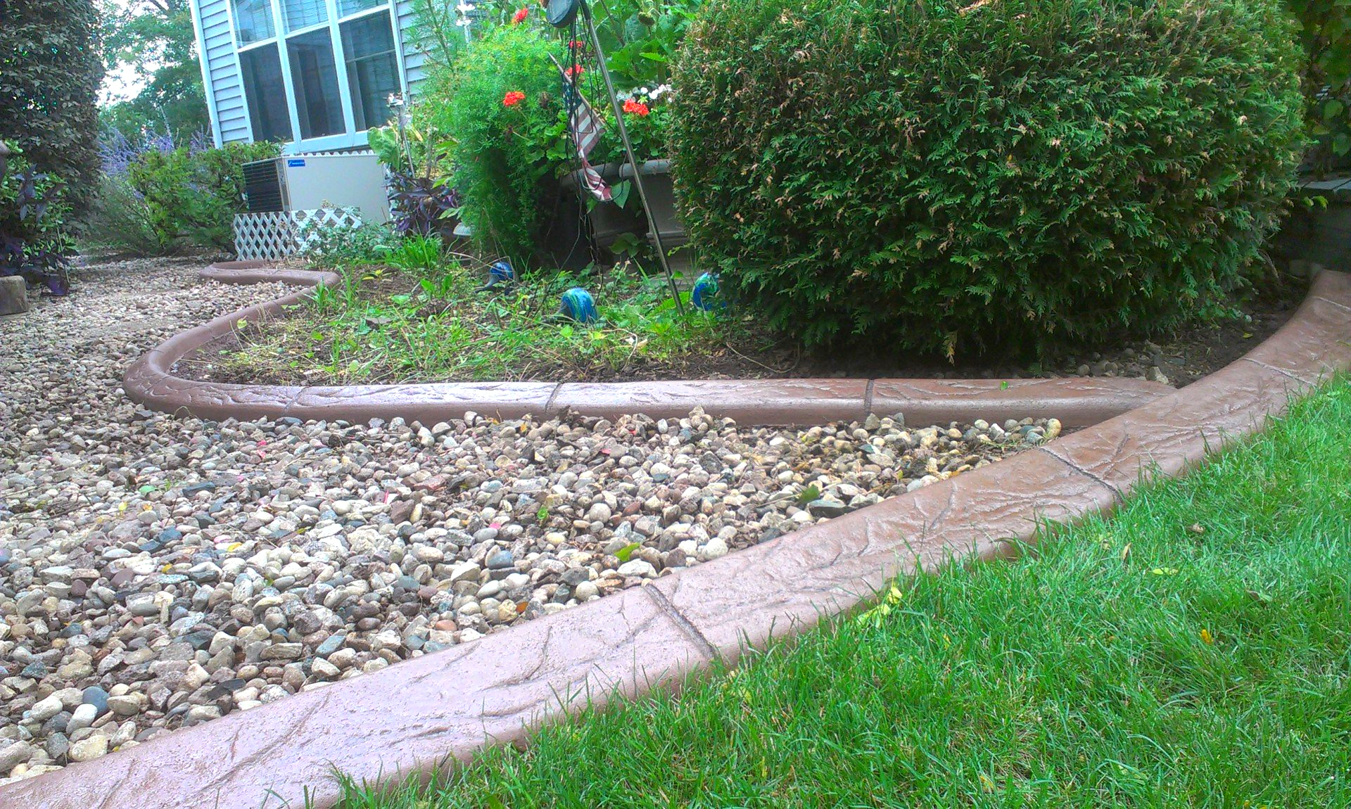 concrete garden edging Fox Valley WI