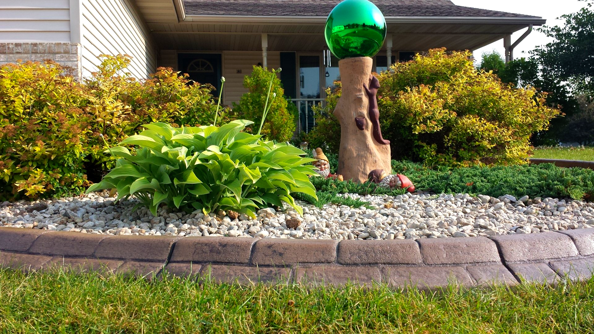 London cobble mower color canvas curbing