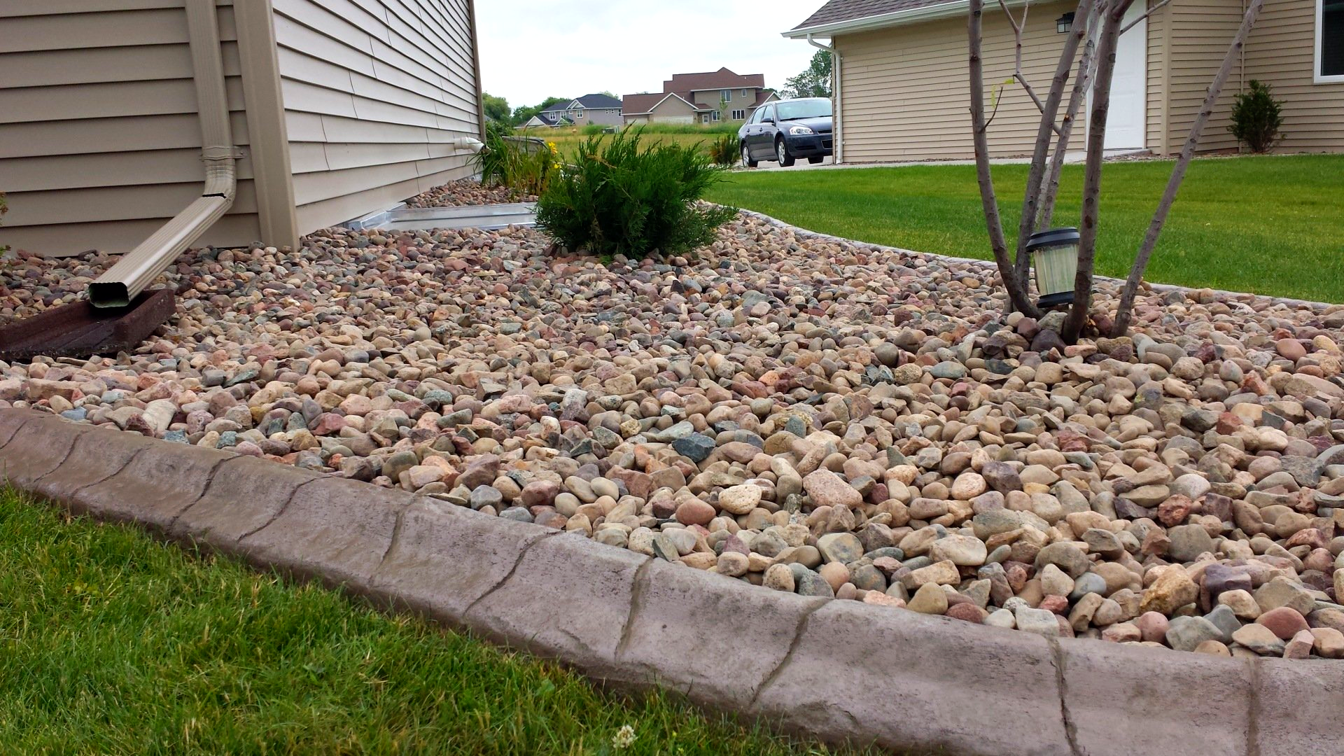 Rock mold mower color sandstone curbing