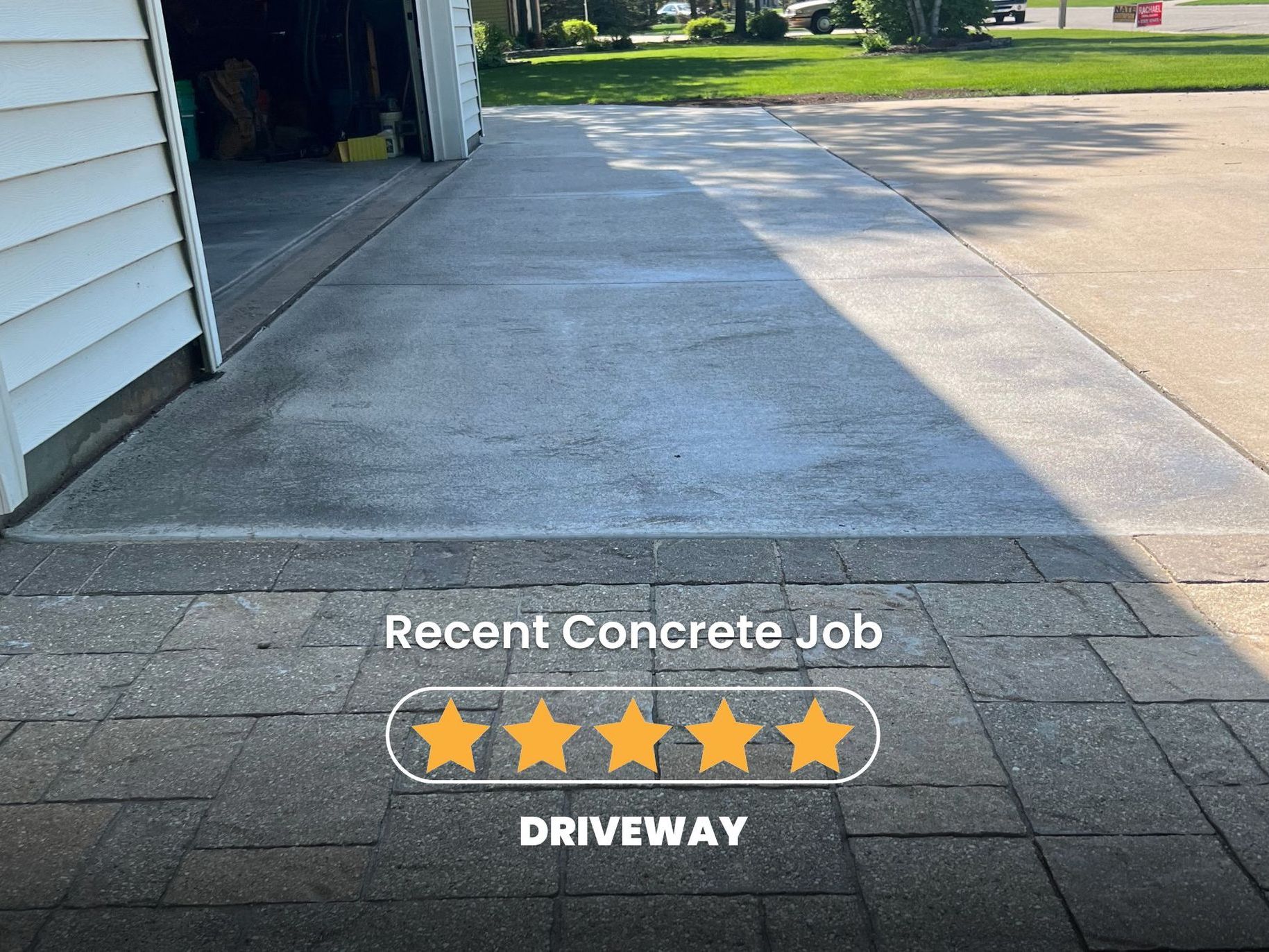 concrete driveway flatwork fox valley wi 