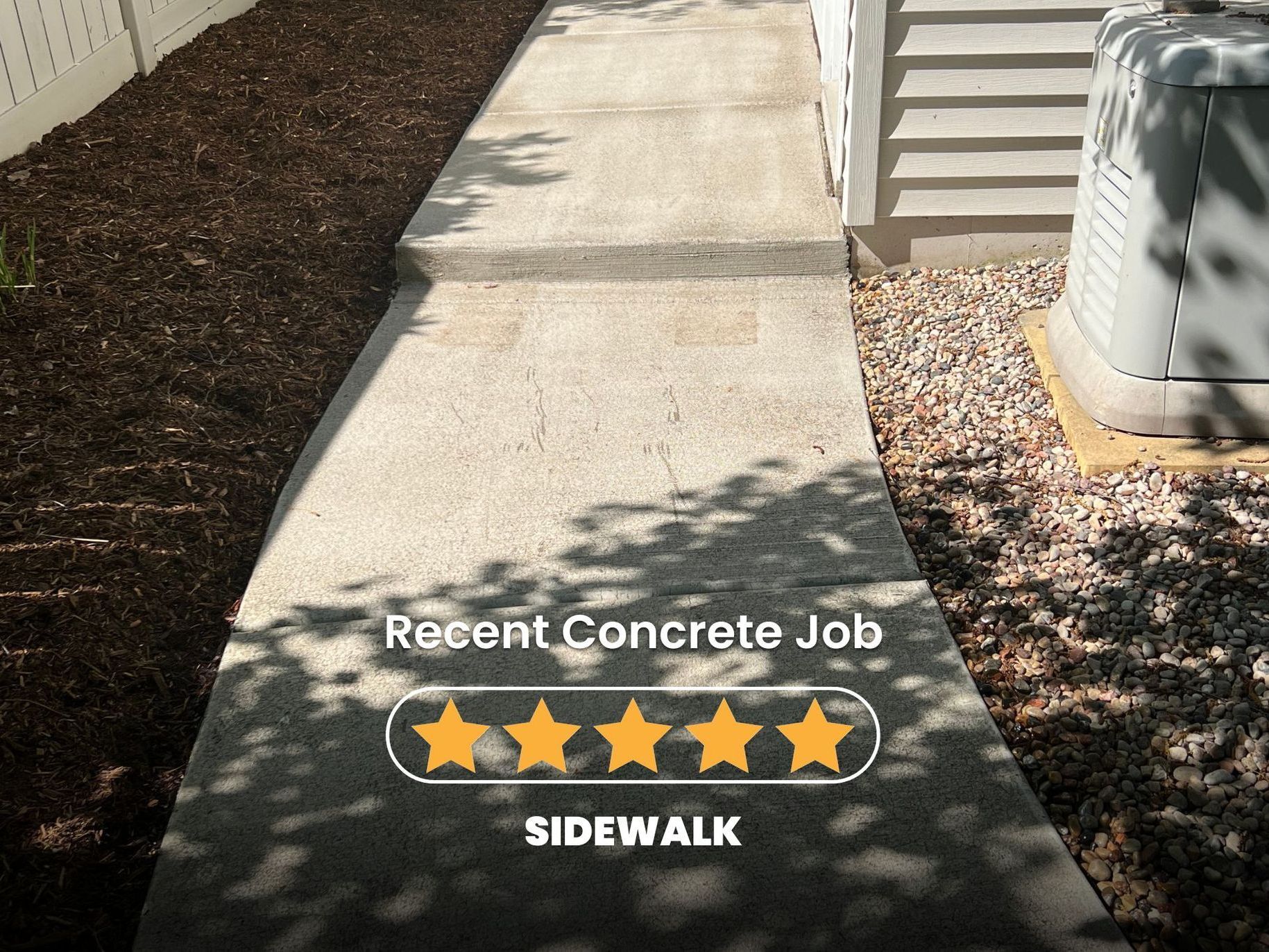 concrete sidewalk flatwork fox valley wi 