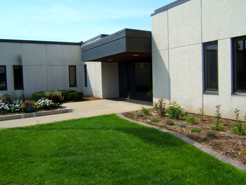 decorative concrete lawn edging Fox Valley