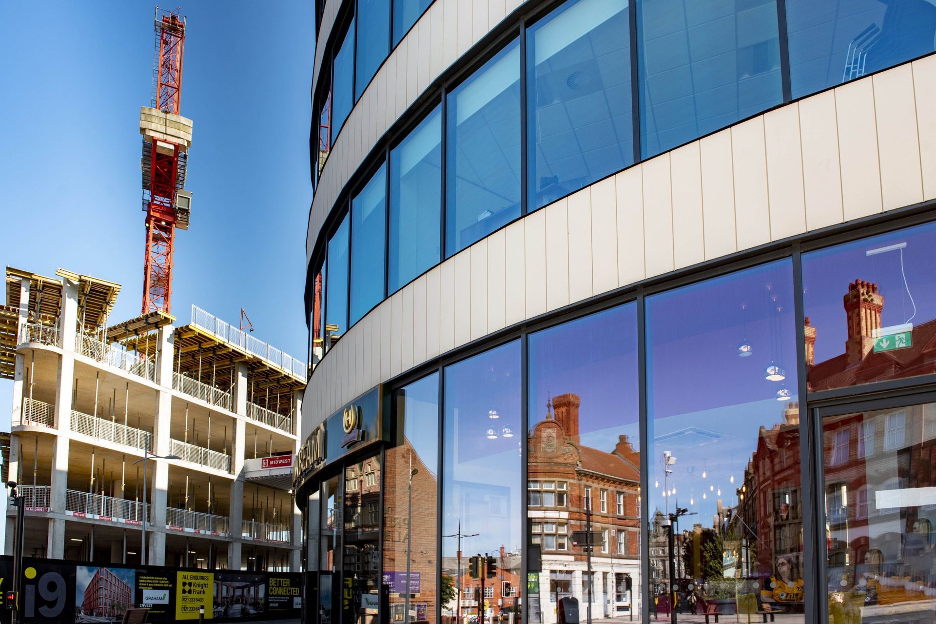 Business offices in Wolverhampton city centre