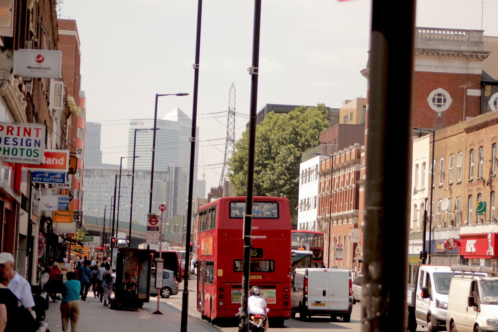 Commercial office cleaning team working in Canning Town London