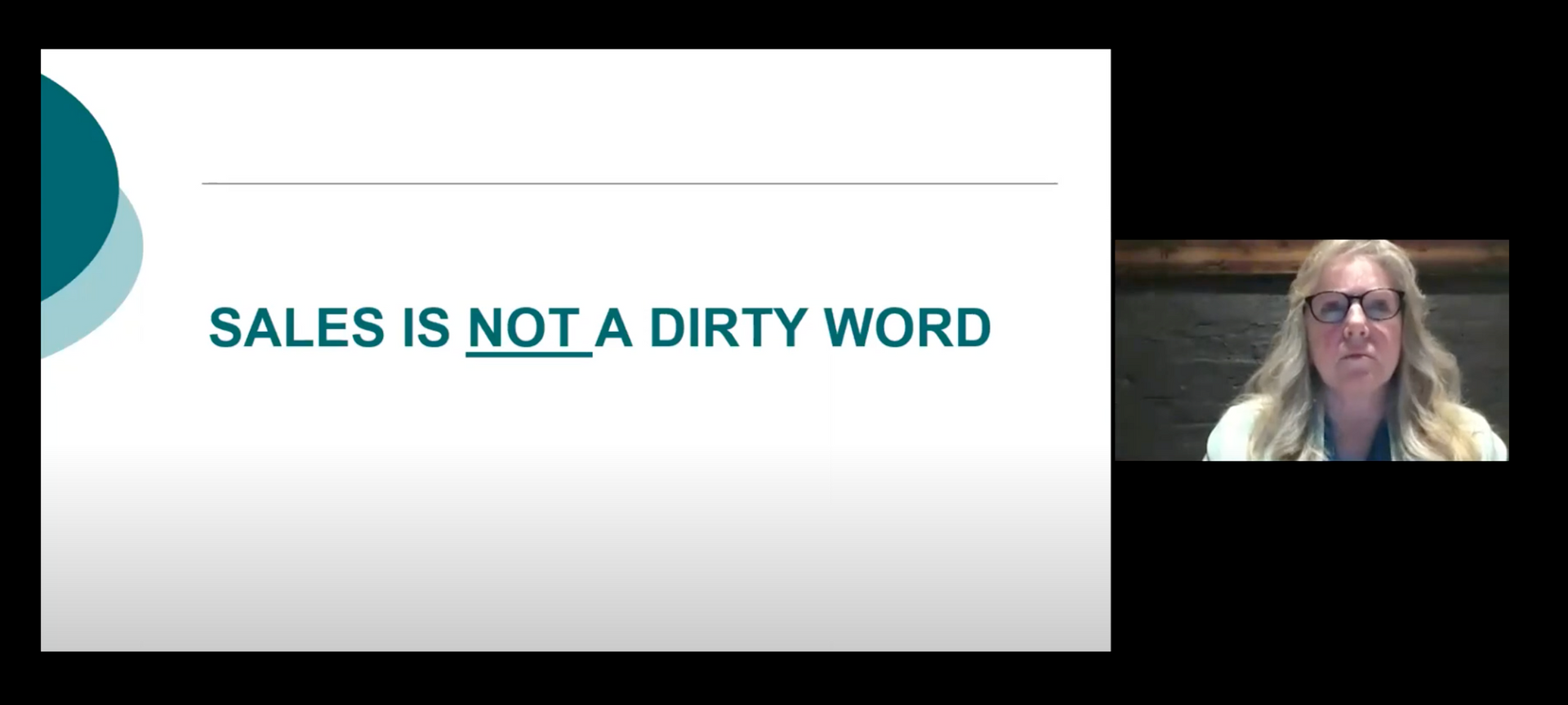 Sales is not a Dirty Word webinar thumbnail