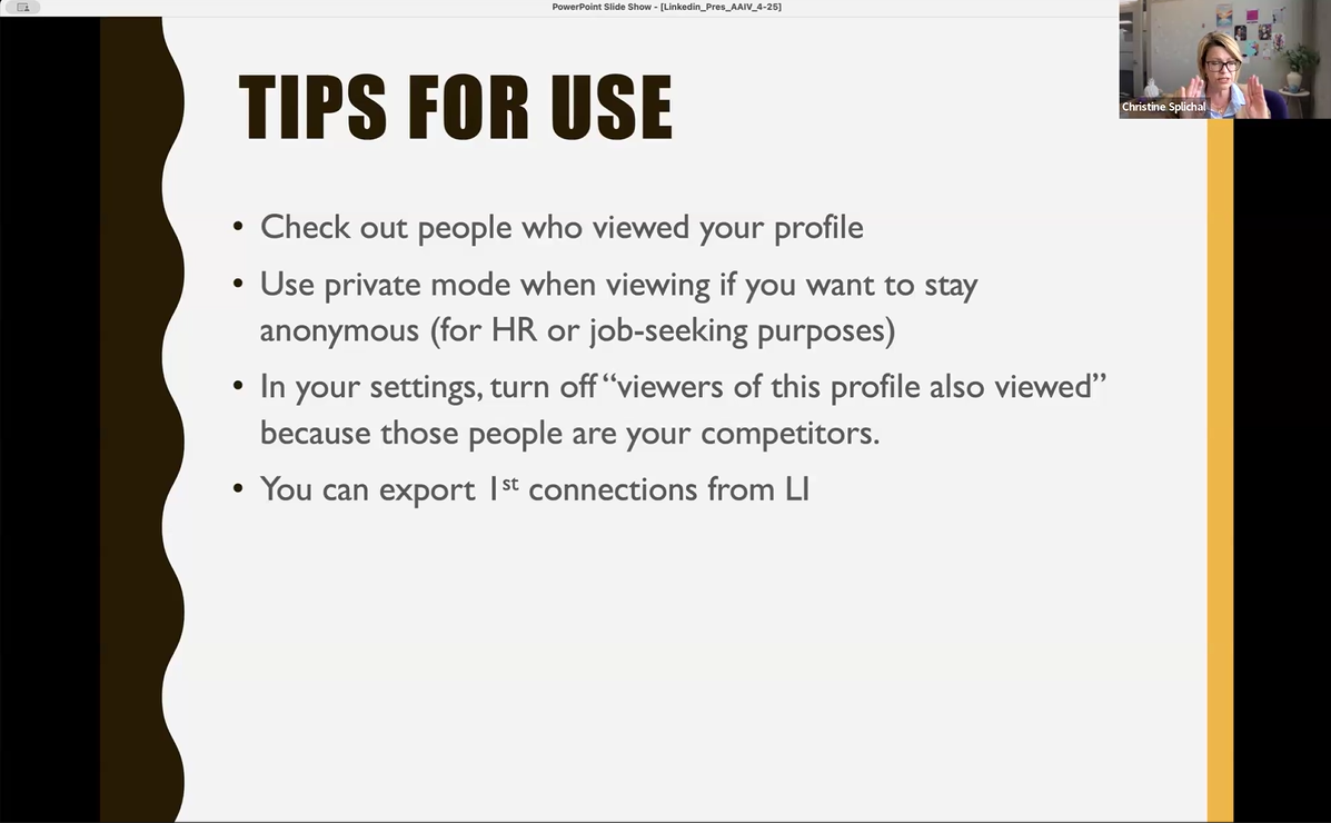 Thumbnail from Leveraging LinkedIn webinar recording Thumbnail from Leveraging LinkedIn webinar recording