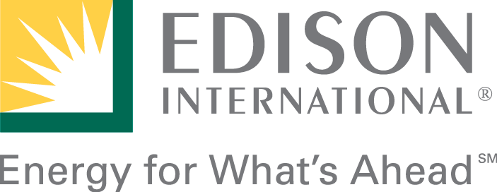 Edison International logo with text 