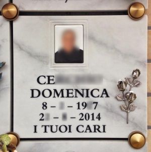 cellette marmo con nome