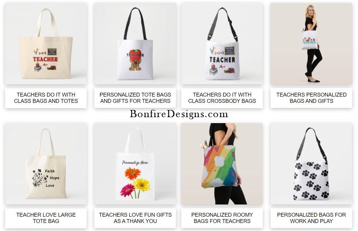 Teachers School Bags Personalized Gifts