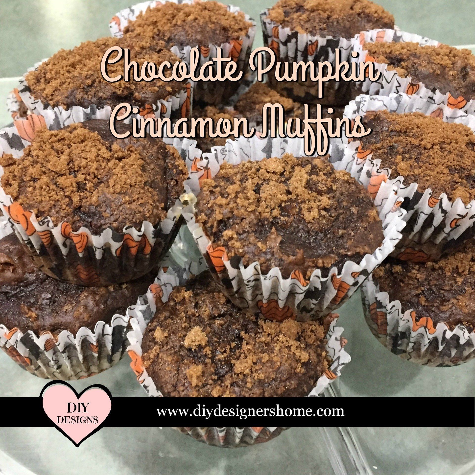 Chocolate Pumpkin Cinnamon Muffins Recipe