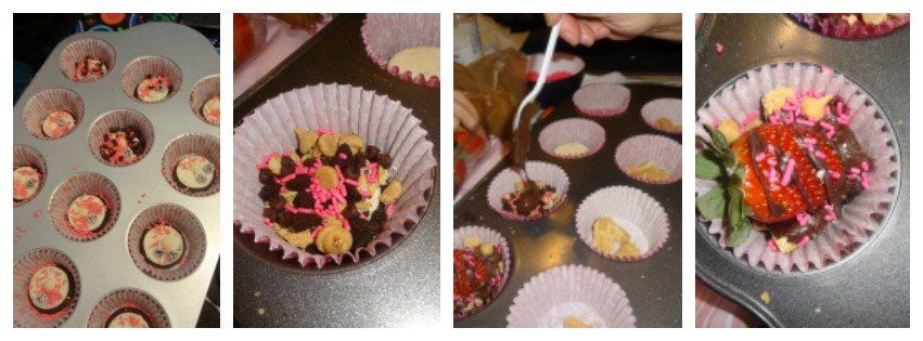 Cupcake Pans & Cupcake Liners Are The Easiest Way To Go For Chocolate Strawberry Smores