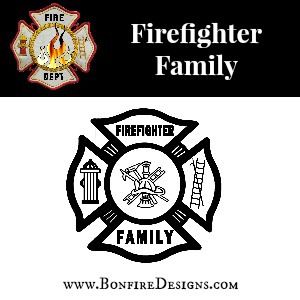 Personalized Firefighter Family Logos