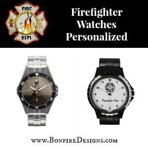 Personalized Firefighter Watches