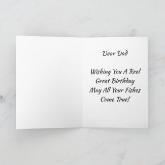 Birthday Fishing Cards For Dad