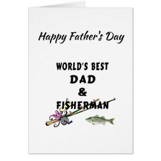 Fishing Theme Father's Day Cards