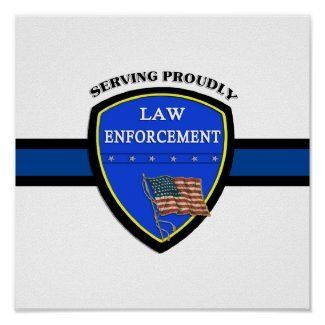 Law Enforcement Police Blue Line