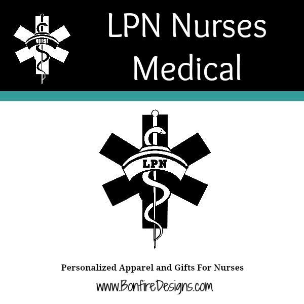 LPN Nurse Medical Symbol Of Pride