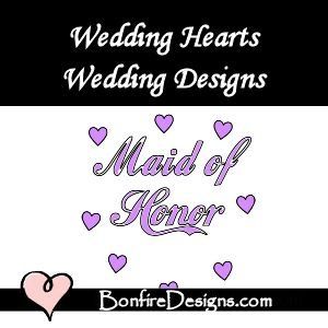 Wedding Hearts Maid Of Honor