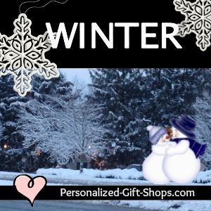 Winter Holiday Gifts Personalized
