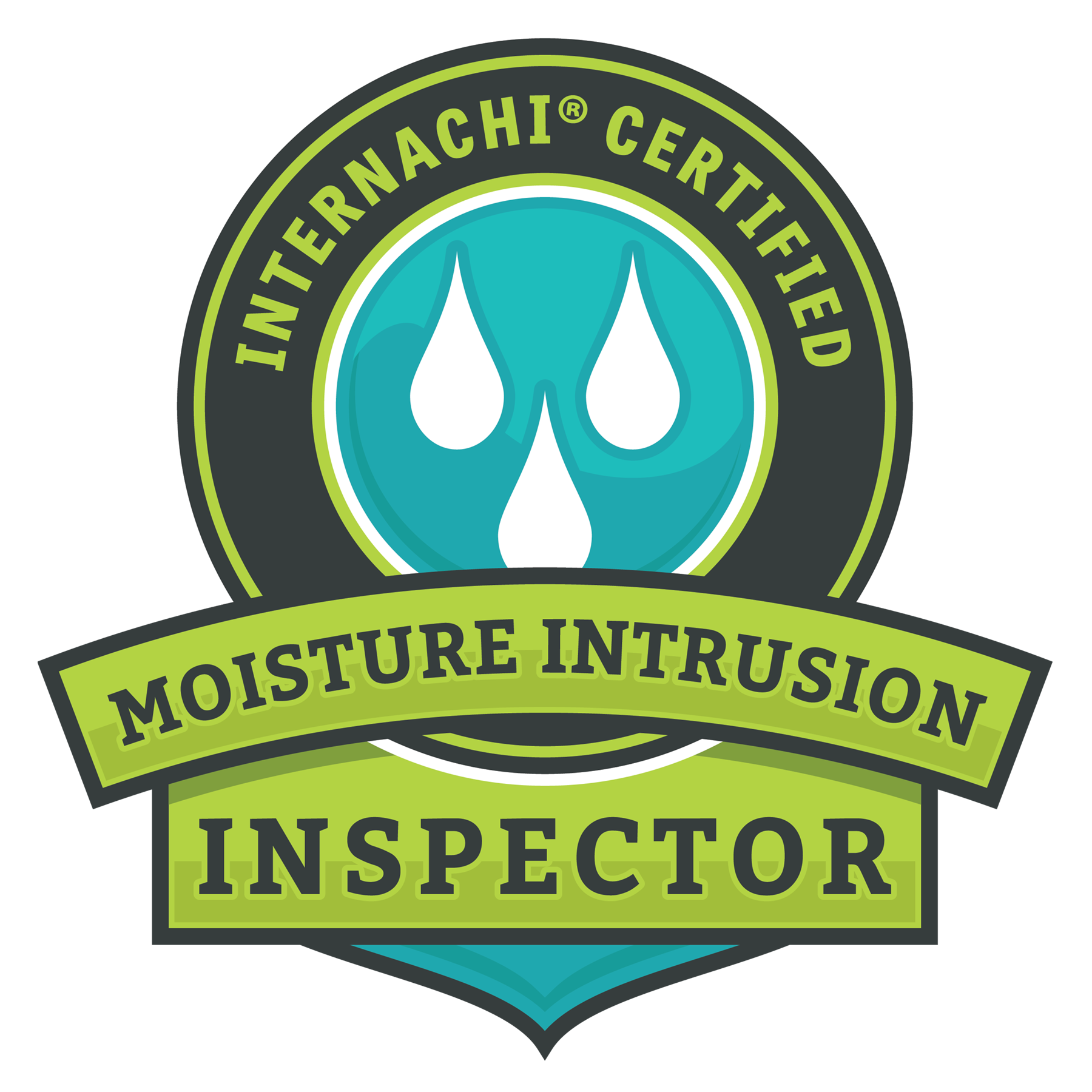 The logo for a certified moisture intrusion inspector.