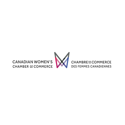 The logo for the canadian women 's chamber of commerce.