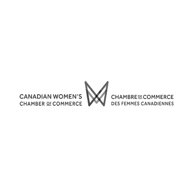 The logo for the canadian women 's chamber of commerce.