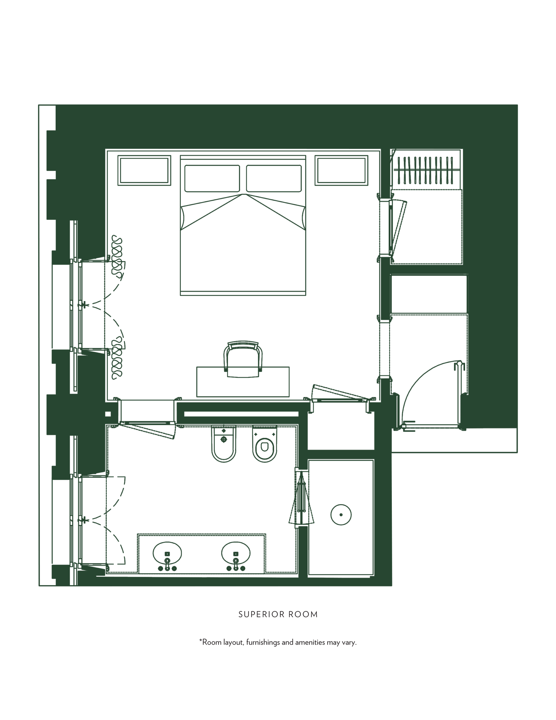 A black and white floor plan of a house.