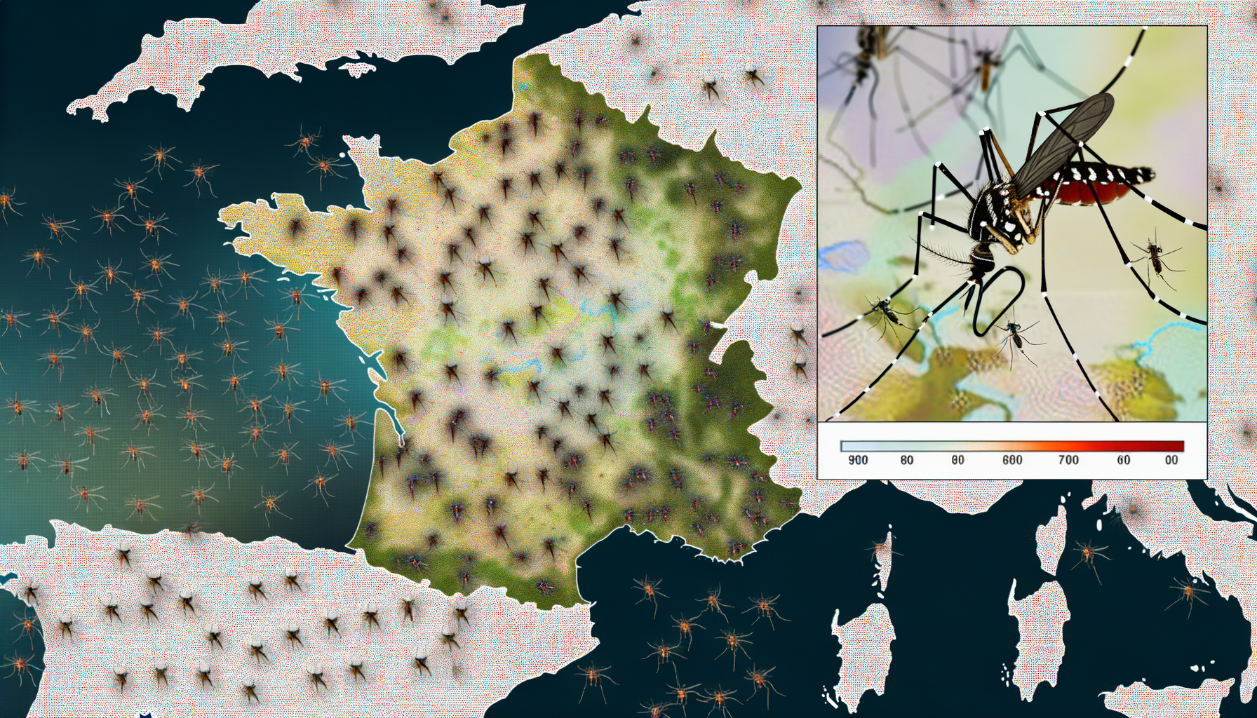 Carte de France des moustiques