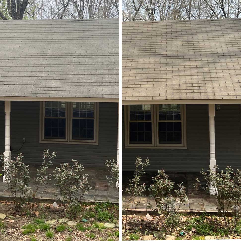 Clean roof after pressure washing — Northport, AL — Moody’s Pro Wash