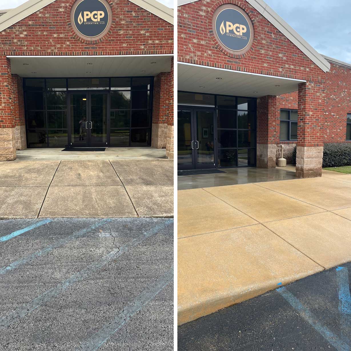 Commercial driveway pressure washed — Northport, AL — Moody’s Pro Wash