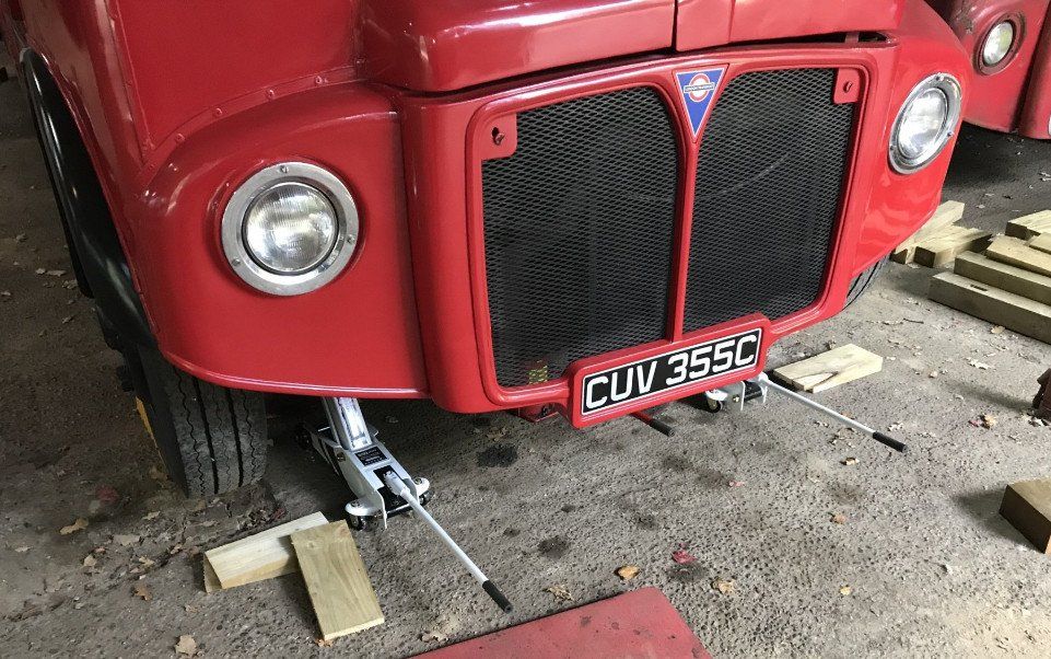 mobile bar in a bus